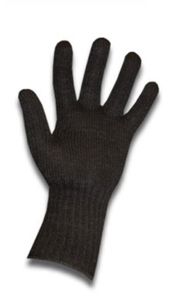 Hovedbilde R&Oslash;ROS, 100% ull strikket tekstilhanske, sort